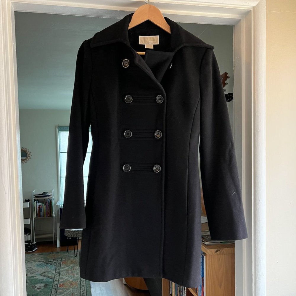 MICHAEL Michael Kors Double Breasted Peacoat